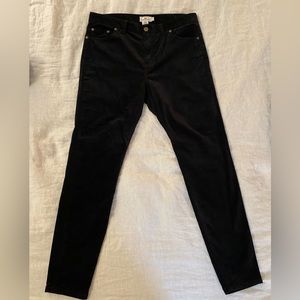 Vineyard Vines Black Velvet Pants, Size 12
